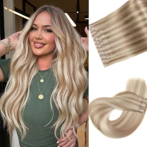 Extensões de cabelo Hanne Fashion Remy Human Micro Ring 18"