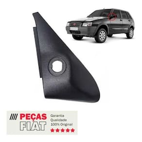 Moldura Do Retrovisor Esquerdo Fiat Uno sintético 100163454