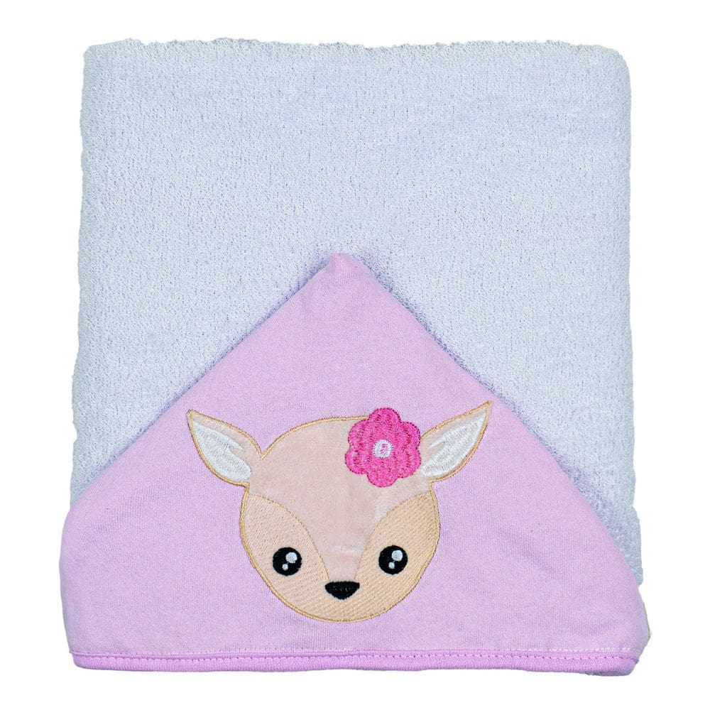 Toalha de Felpa com Capuz 67 cm x 90 cm Baby Joy