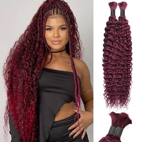Braiding Hair SOYI HAIR Deep Water Wave 100g 50cm Borgonha