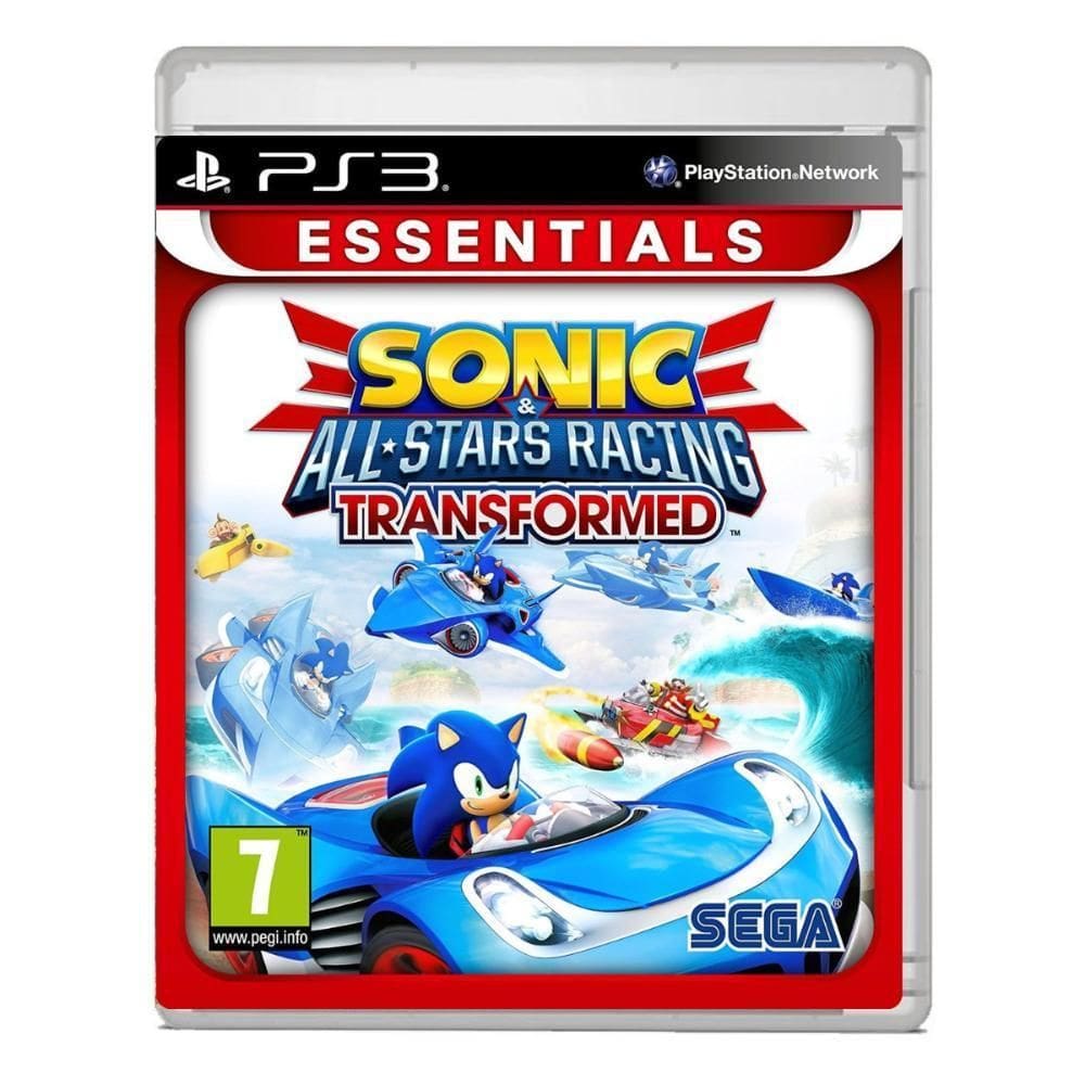 Jogo Sonic All Star Racing Transformed Ps3 Edição Essentials