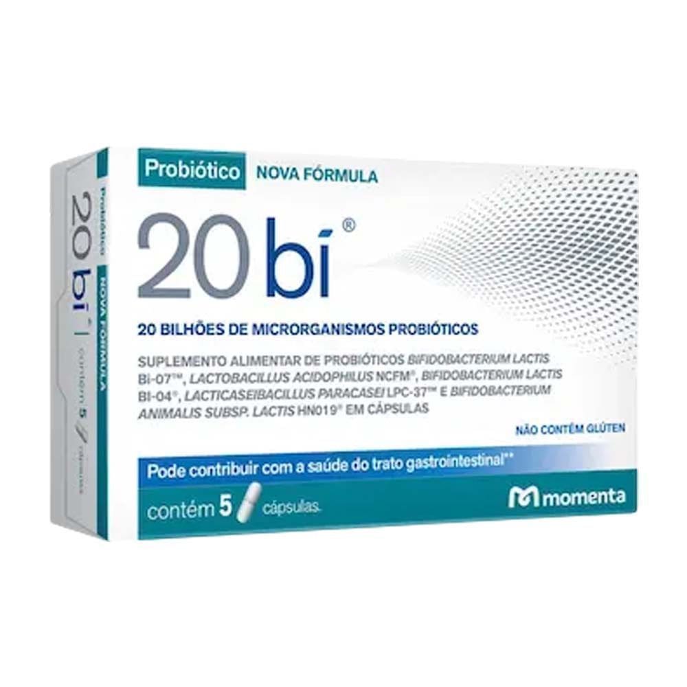 Probiótico 20 Bí Eurofarma 5 Cápsulas