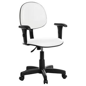 Cadeira Para Escritório Executiva Com Braço Rce Branco