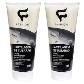 Kit 2 Und Creme Massageador Cartilagem De Tubarão 200G