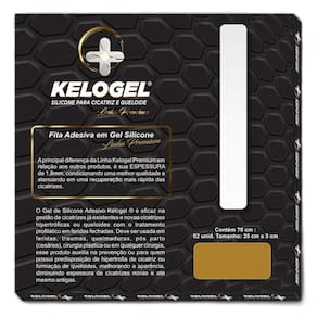 Kit 20 - 2 Fitas De Silicone De 70Cm Kelogel Premium 1.8Mm