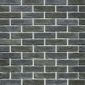 Papel De Parede Pedra Tijolos Preto Autocolante Sala Quarto