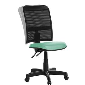 Cadeira Escritório Ergonômica Em Tela Rv Turquesa