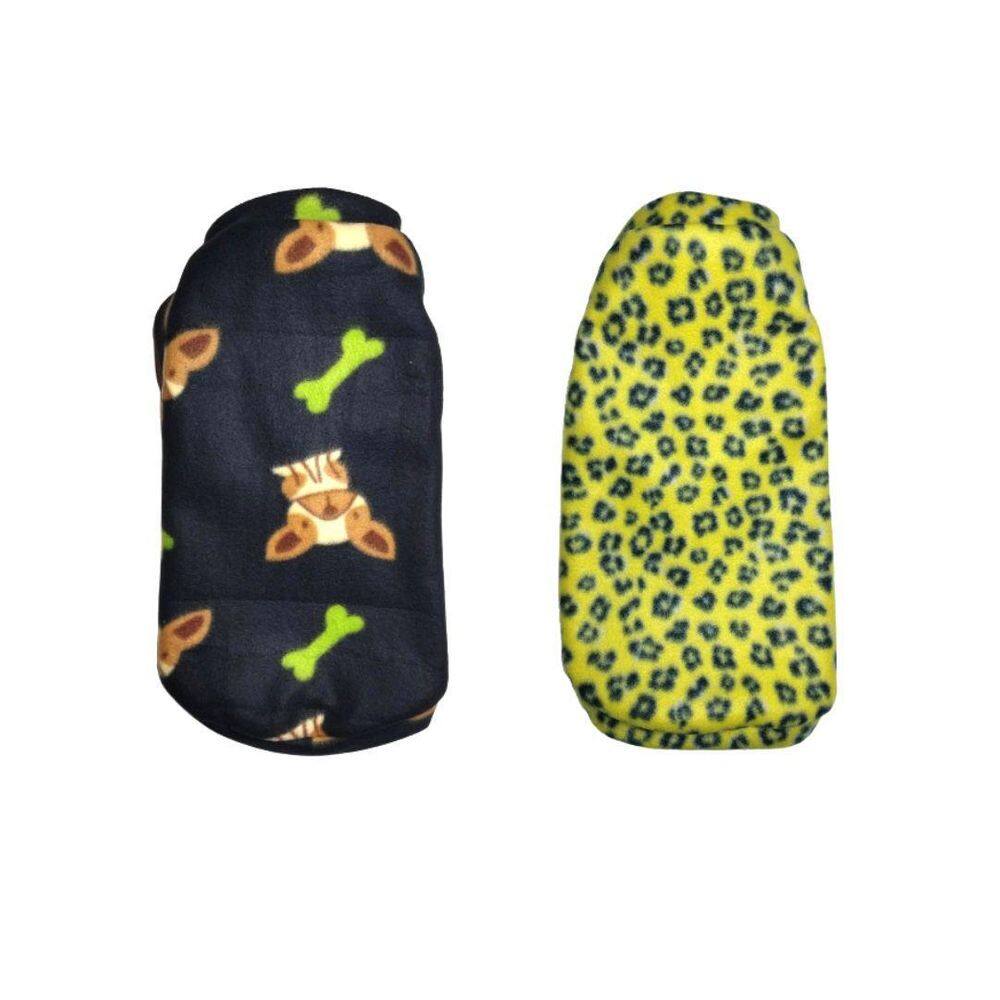 Kit 2 Roupas Para Cães - Suéter De Inverno E