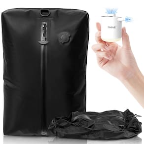 Bolsa de vácuo BAGAIL TPU para viagens reutilizável com zíper impermeável