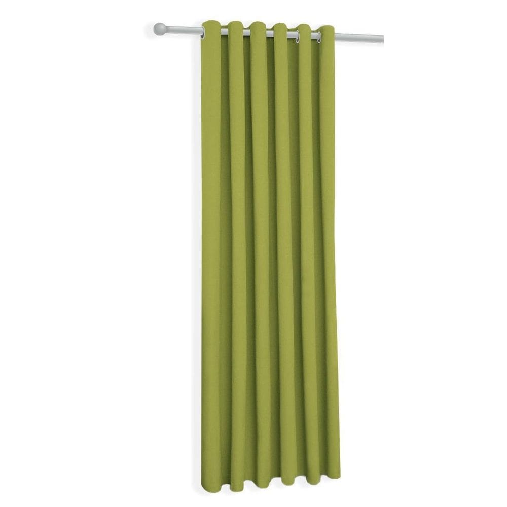 Cortina Verde-Pistche Cromada Oxford Uma Folha 150X230