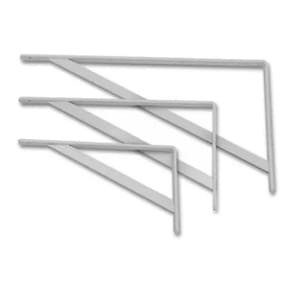 Suporte Prateleira Mão Francesa Cantoneira 50Cm +Parafusos