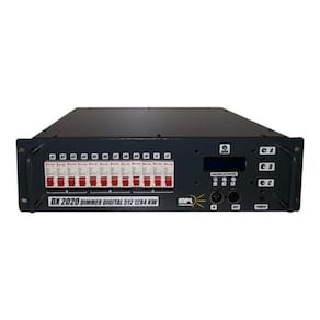 Rack Dimmer 12 Canais Digital 4000W Por Canal 220/380V