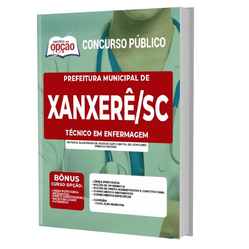 Apostila Prefeitura Xanxerê Sc - Técnico Em Enfermagem