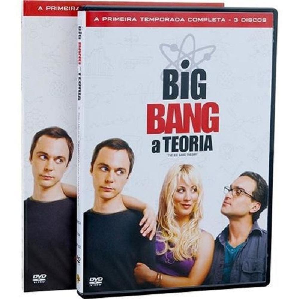 DVD Big Bang Theory - 1ª Temporada 3 DVDs - Comédia