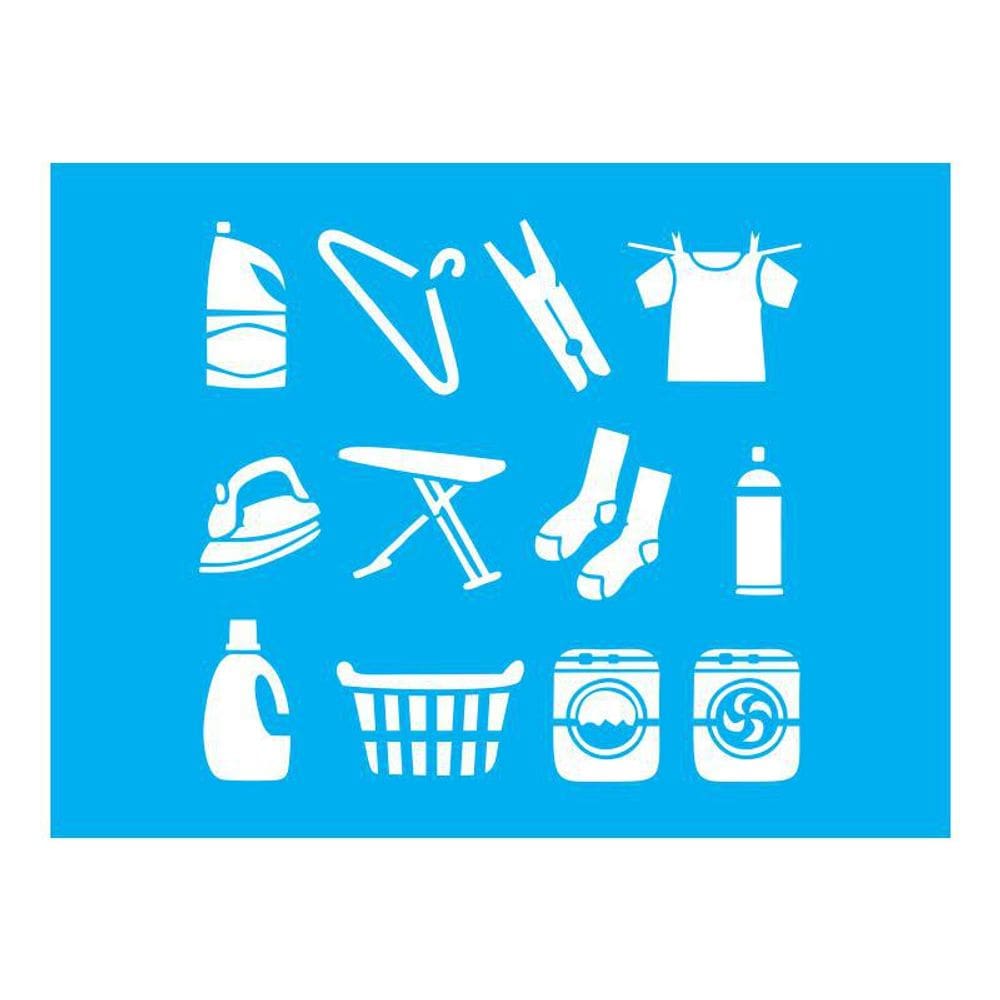 Stencil Tamako Roupas - 15X20Cm - Ref A2735