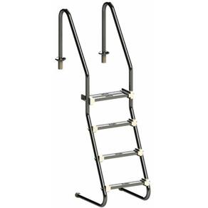 Escada Comfort Home Em Inox Para Piscina 1.1/2 Polegadas Com 4 Degraus Em Inox - Sodramar