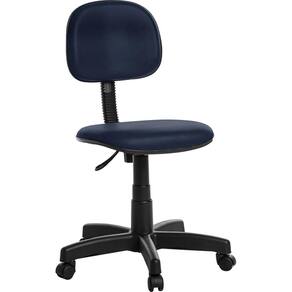 Cadeira De Escritório Secretaria Azul Escuro Rv