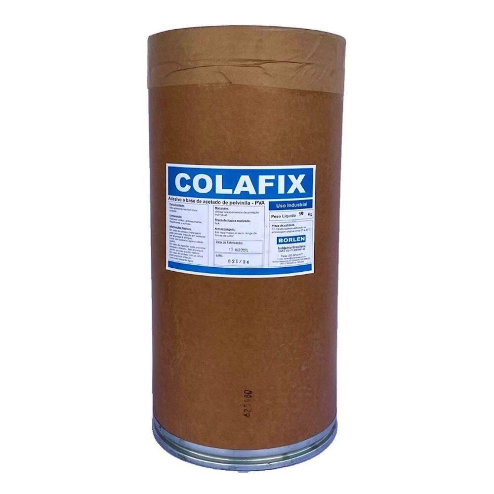 Cola PVA Branca Colafix 1102 Papel Papelão e Madeira 50Kg