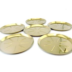 Conjunto Com 6 Porta Copos Dourado - By Fineza