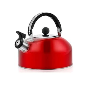 Chaleira de Inox 2,1 Litros N2443200 Vermelho - Quanhe