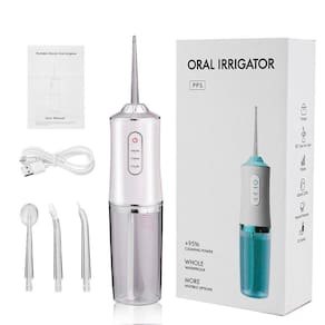 Irrigador Oral USB 220ml - Limpeza Profunda e Prática