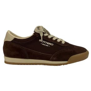 Tênis Bottero 370802 Feminino Café em couro casual