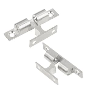 Trava Para Porta Em Aço Inox Com Pressão 51 X 9 X 13Cm
