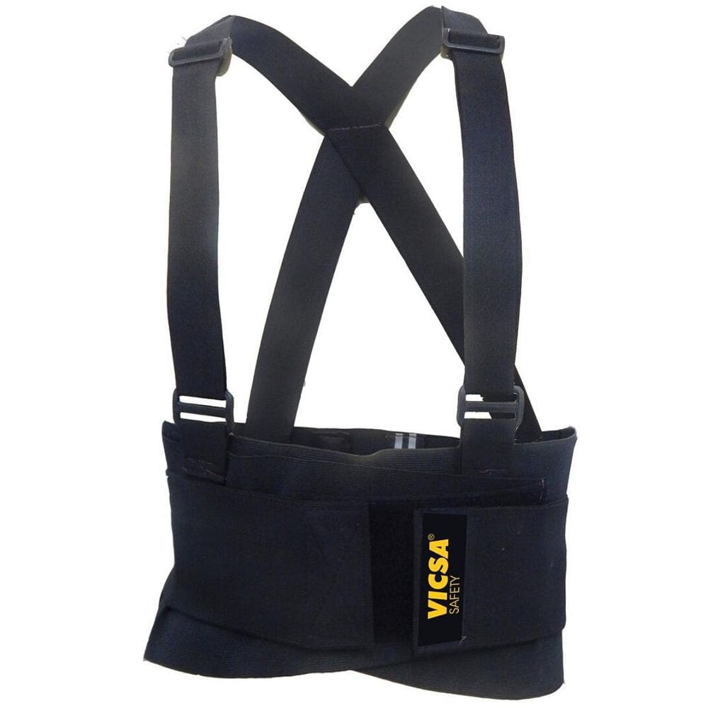 Cinta Ergonomica Lombar Steelpro Vicsa Preta Tamanho G