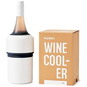 Porta Garrafa Térmico para Vinho em Aço Inoxidável, Cor, HUSKI, Branco