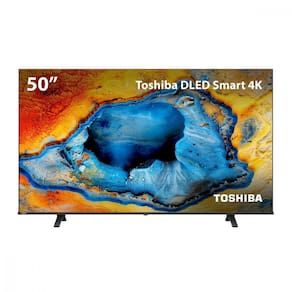 Smart TV 50 Toshiba DLED 4K Dolby Audio Engine Z1 VIDAA 3 HDMI 2 USB TB029M - Preto