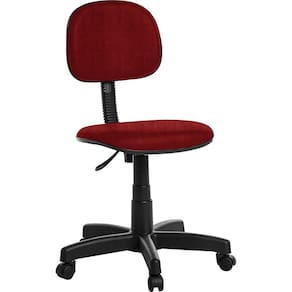 Cadeira De Escritório Secretaria Rcp Vermelho