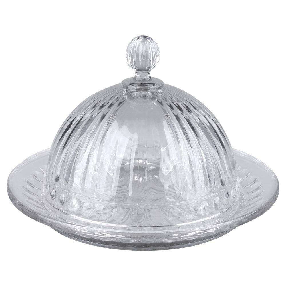 Queijeira de Vidro 20cm Crown Cazza