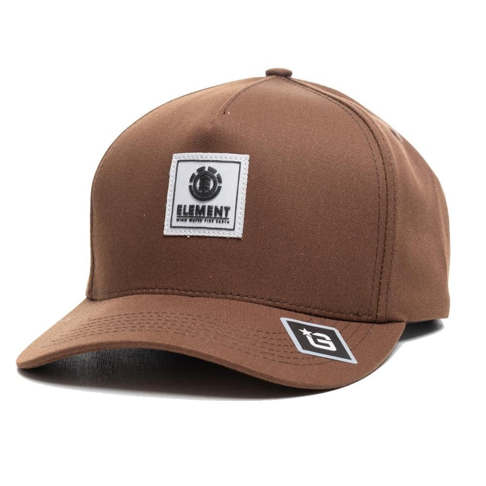 Boné Element Aba Curva Logo Classic WT25 Marrom Escuro