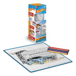 Tapete Mágico Acqua Para Colorir Hot Wheels Multikids - BR2387