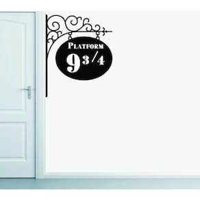 Adesivo De Parede Harry Potter Plataforma 934 Ra Personalize