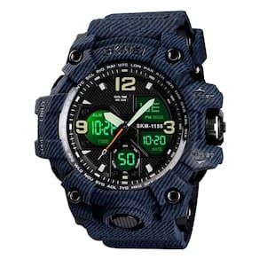Relógio Masculino Esportivo Digital Skmei 1155 Jeans Azul