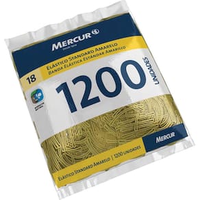 Elástico Amarelo N.18 Standard 1 Kilo 1200 Peças