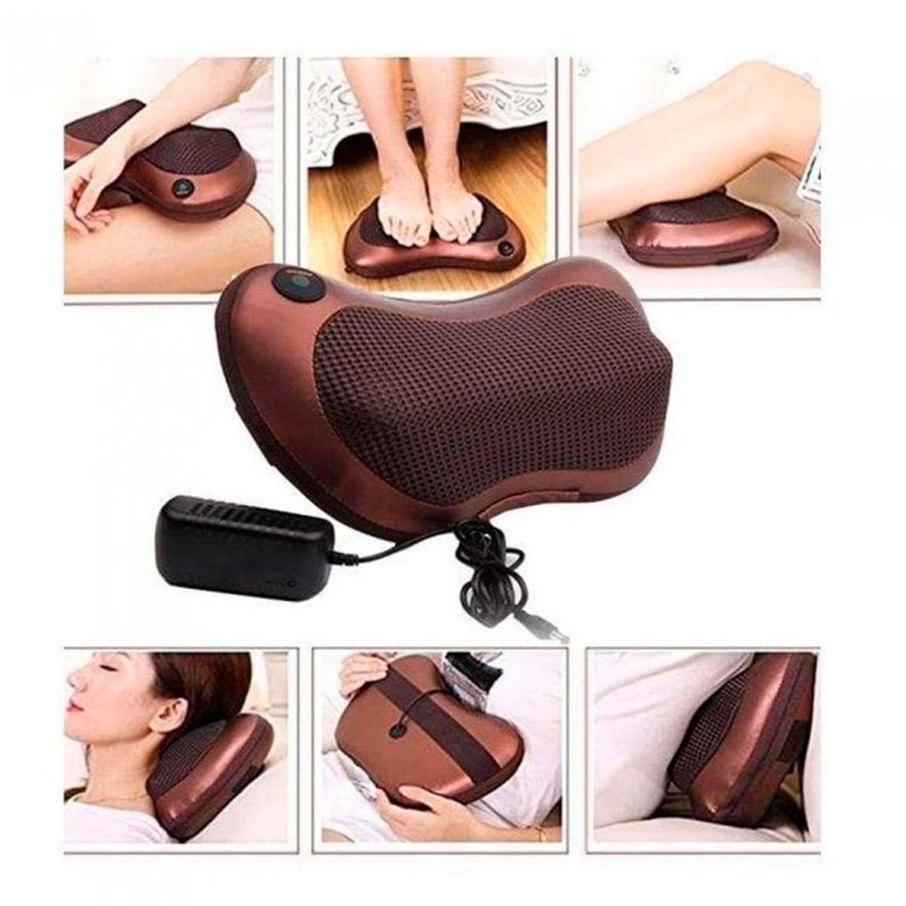 Almofada Massageadora Relaxante Redução De Tensão No Pescoço