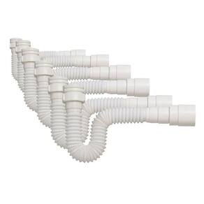 Kit 6 Un Sifão Multiuso Para Pia/Lavatório/Tanque 66Cm