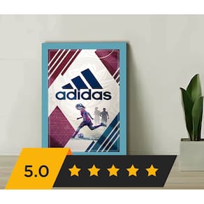 Quadro Decorativo Swift Bordo Sport Loja Sala + Vidro 33x25