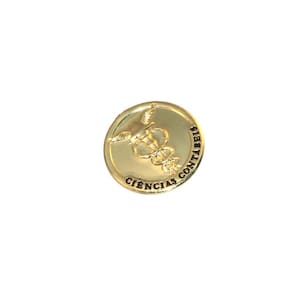Broche Botton Contabilidade Contábil Folheado Ouro 18k