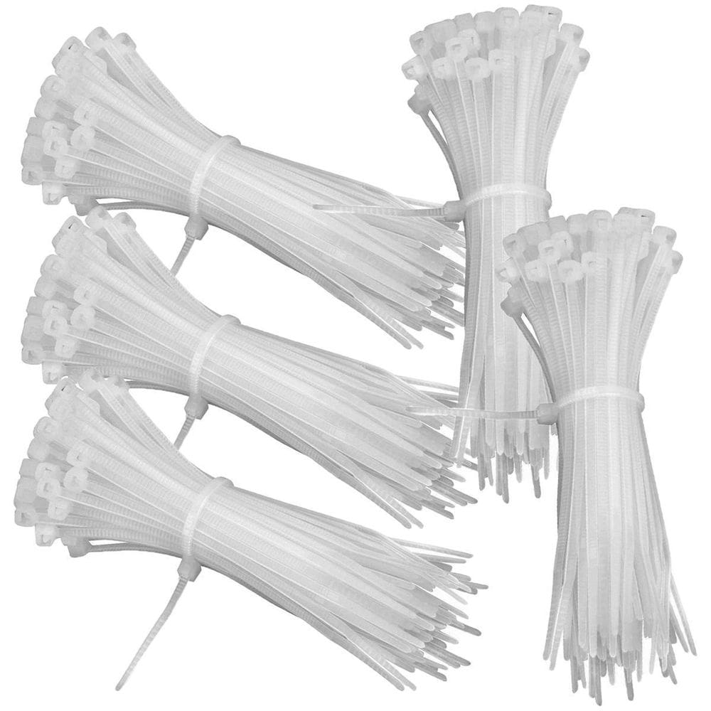 Abraçadeira Nylon Enforca Gato 2,5X100Mm Branco Com 500 Un