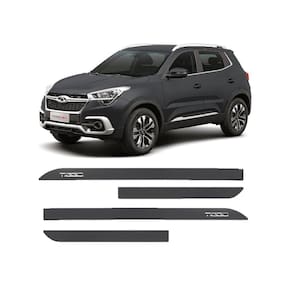 Friso Escrita Cromada Chery Tiggo 5 Cinza Escuro Metálico