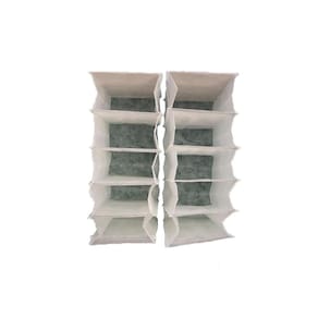 Organizador Vertical De Armário Branco 10 Nichos Tnt