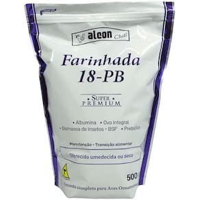 Alcon Farinhada 18-PB 500g Premium para Aves Ornamentais