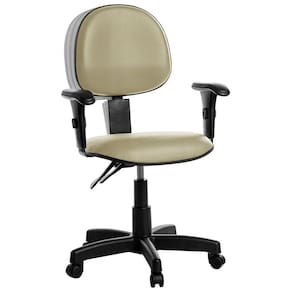 Cadeira Ergonômica Executiva Com Braço Rce Bege