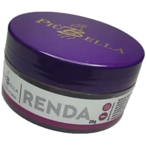 1 Gel De Unha Piu Bella 28 Gramas Renda Nova Cor Piu-Bella
