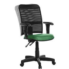 Cadeira Escritorio Tela Com Back E Braço J Serrano Verde