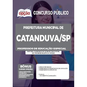 Apostila Concurso Catanduva SP 2021 - Prof. Especial