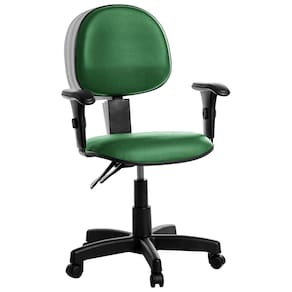 Cadeira Escritorio Executiva Back E Braço J Serrano Verde